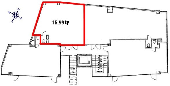 原宿ベルピアビル202 間取り図