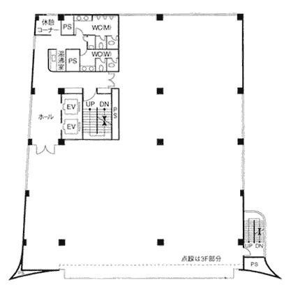 JREコスモ金杉橋ビル5F 間取り図