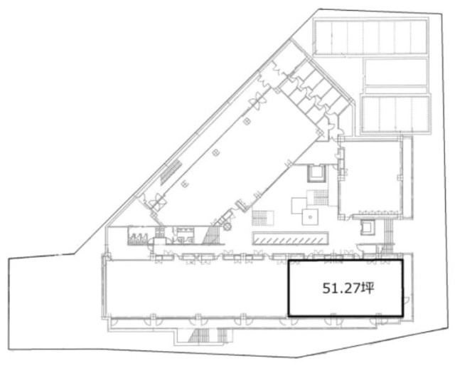 クエストコート原宿1F 間取り図