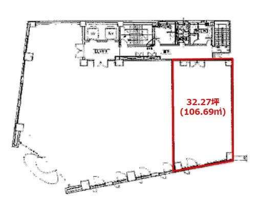 ONEST中野ビル(旧 宮地ビル)2F 間取り図