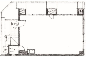 新橋三田ビル3F 間取り図
