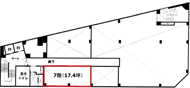 堤ビルディング7F 間取り図