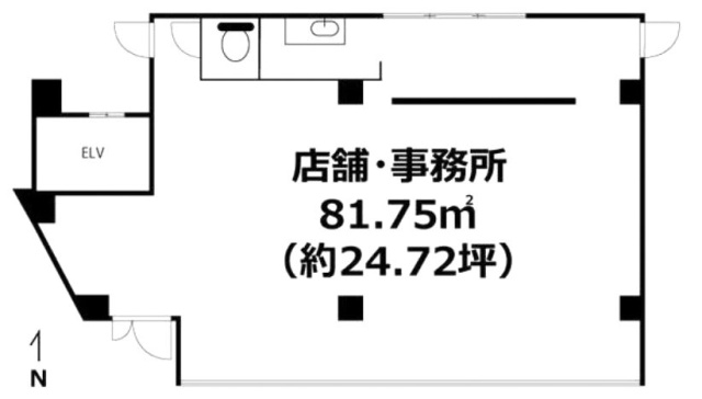 スカイキャッスル1F 間取り図