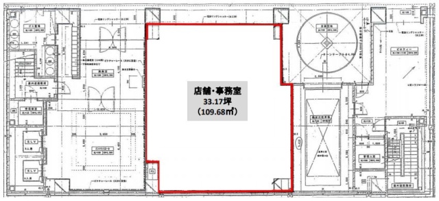 御成門センタービル1F 間取り図
