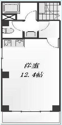 原宿アパートメンツビル605 間取り図