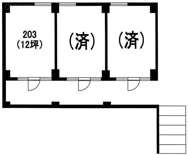 175番館本館203 間取り図
