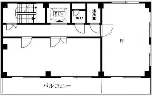 宝ビルB 間取り図