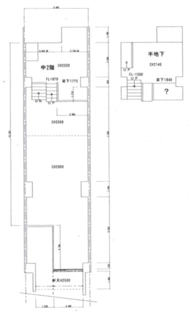 星ビル1F 間取り図