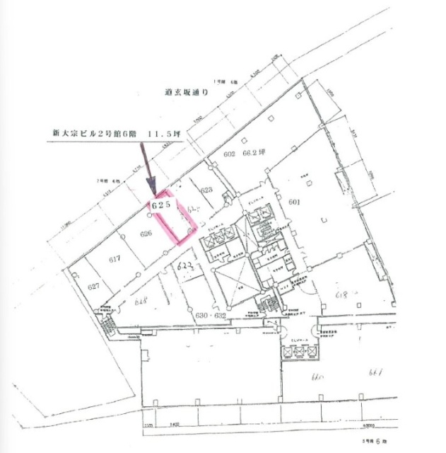 新大宗ビル2号館625 間取り図