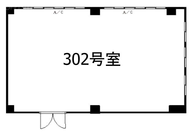ミヤコビル302 間取り図