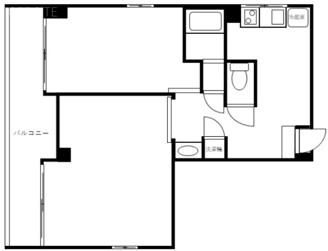ACE四谷ビル401 間取り図