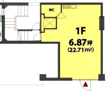 鈴木ビル1F 間取り図