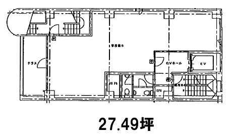 日本橋ライフサイエンスビルディング9ビル5F 間取り図