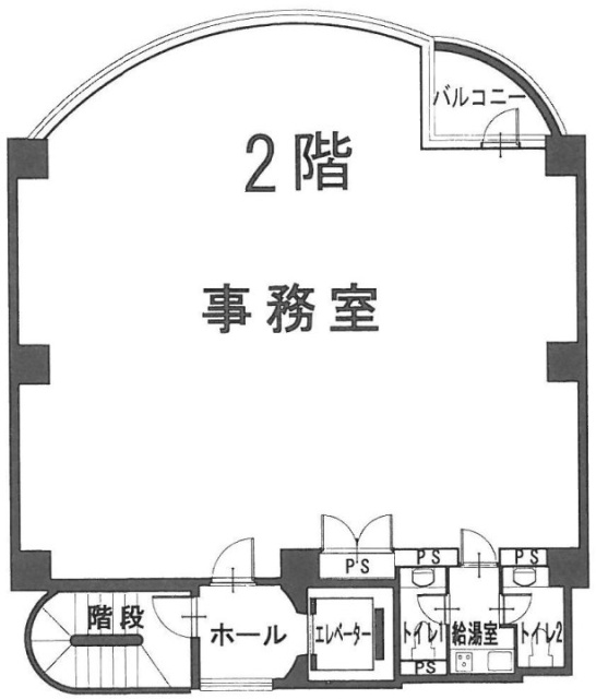 五反田宏陽ビル2F 間取り図
