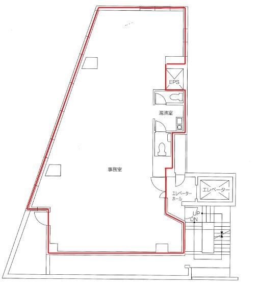 エスト新宿ビル701 間取り図