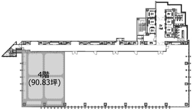 横浜プラザビル4F 間取り図