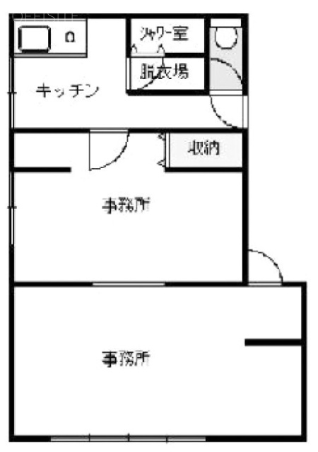 合羽橋高橋ビル2F 間取り図