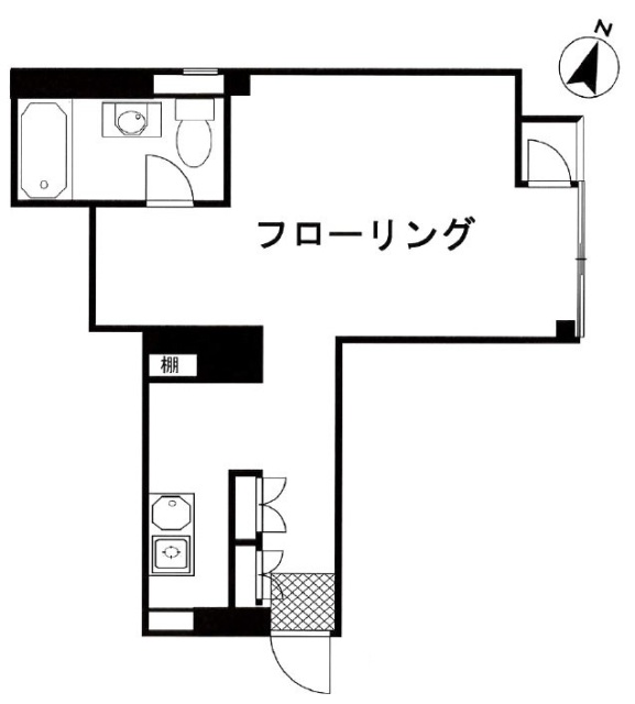 常盤松葵マンション807 間取り図