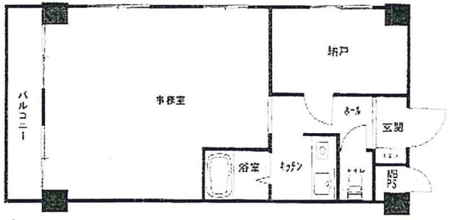 ライオンズマンション伊勢佐木長者町第二ビル210 間取り図