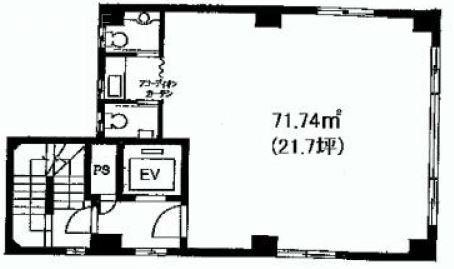 KS司町ビル3F 間取り図
