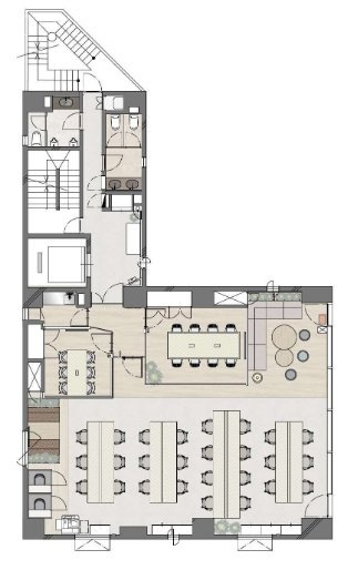 JBSL神田ビル6F 間取り図