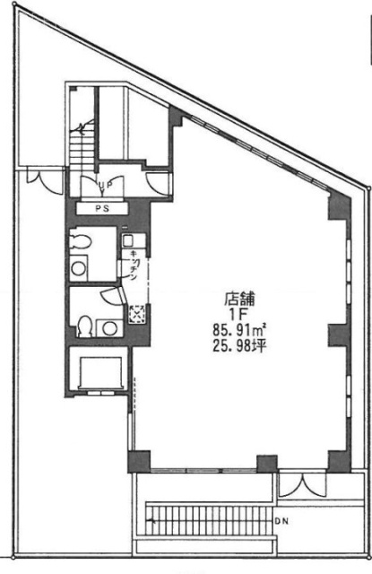 プラネックス・ボルタ1F 間取り図