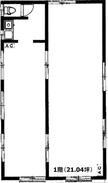 池上貸事務所1F 間取り図