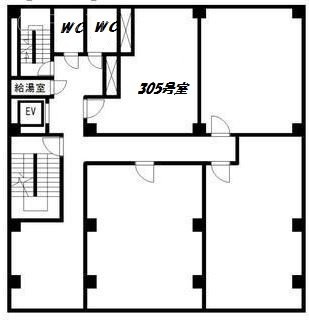 上田ビル305 間取り図