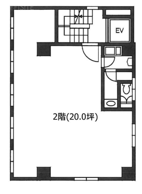 湯島片岡ビル2F 間取り図