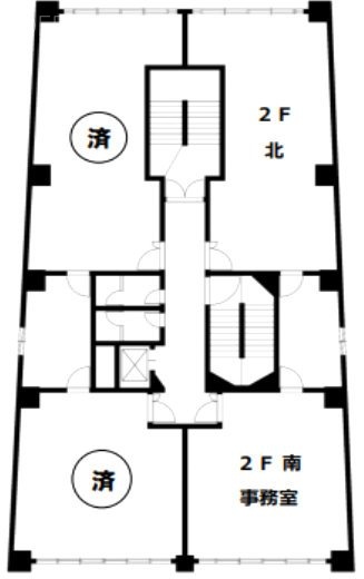 目白ハイビル2F 間取り図