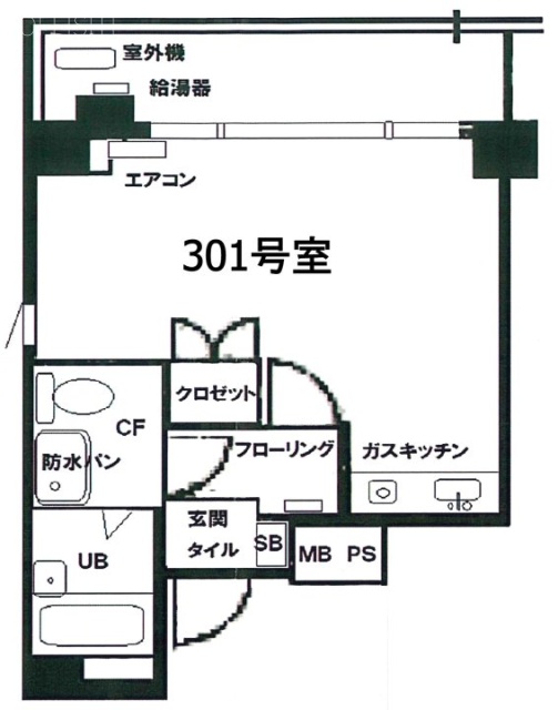 吉田ビル301 間取り図