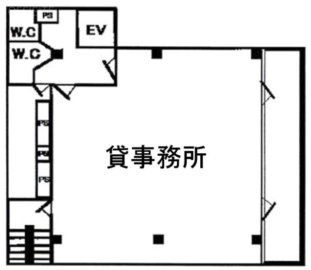 ニューギンザビル6号館7F 間取り図