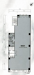 六本木嶋田ビル9F 間取り図