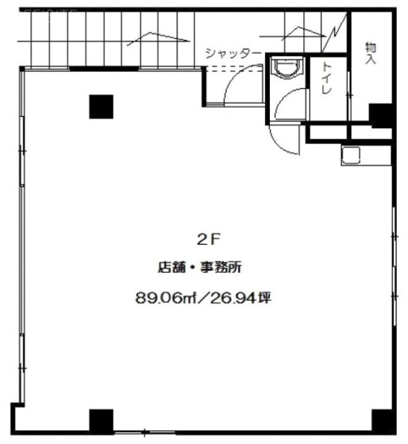 村松ビル2F 間取り図