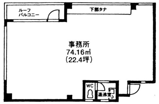 マイルストーン西浅草ビル302 間取り図