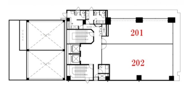 ゴールデンゲート水戸202 間取り図