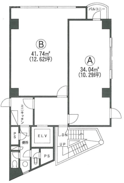 弘林ビルA 間取り図