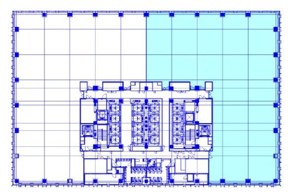 (仮)明治安田新宿ビル4F 間取り図