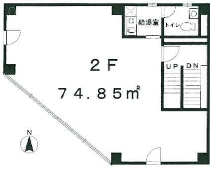 早川ビル2F 間取り図