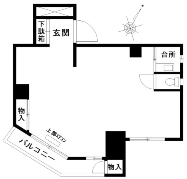 ストークビル道玄坂802 間取り図