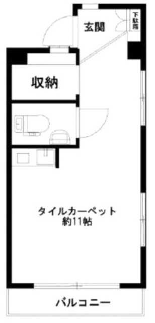 ドエル白金506 間取り図