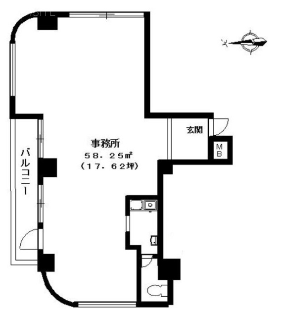 アークシティ池袋502 間取り図