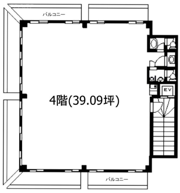 秀和九段富士見町ビル401 間取り図