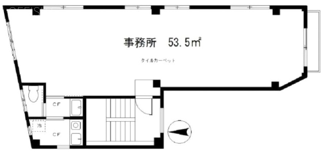 小山ビル3F 間取り図