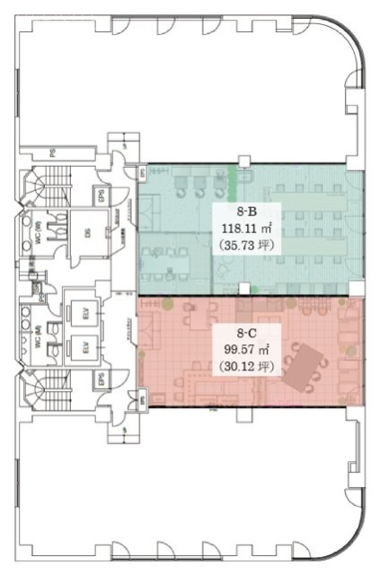 渋谷センタープレイスB 間取り図