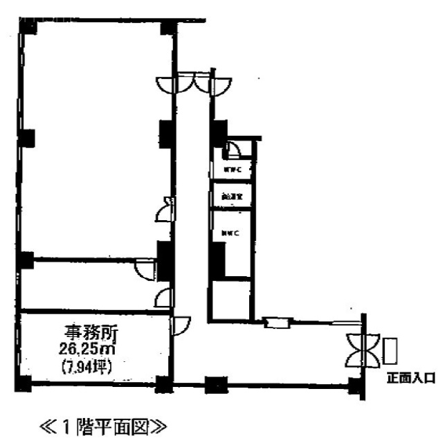 春日ビューハイツビル1F 間取り図