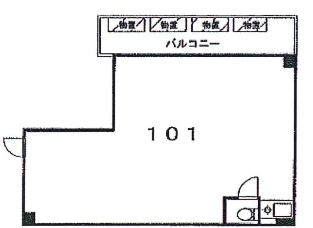 ベラコート渋谷101 間取り図