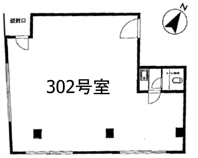 半田ビル302 間取り図