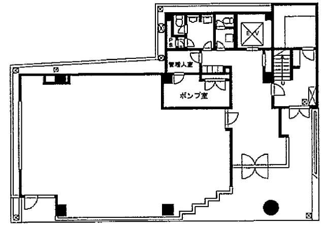 泉田町ビル1F 間取り図