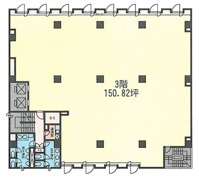 虎ノ門スピリットビル3F 間取り図